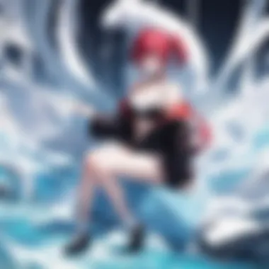 Abstract Artistry of Unordinary Webtoon Themes Abstract Artistic Portrayal of Unordinary Webtoon Theme
