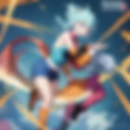 Cover art of Dragon Ball Super manga showcasing key characters