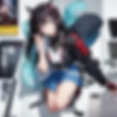 A selection of popular anime character posters for inspiration