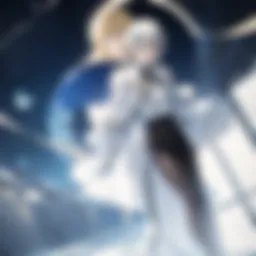 A scene depicting the conflict between Earth and the Martian Vers Empire in Aldnoah Zero