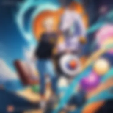 An artistic representation of the Dragon Balls surrounded by mystical energy