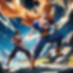 A powerful transformation sequence showcasing Goku in his Super Saiyan form