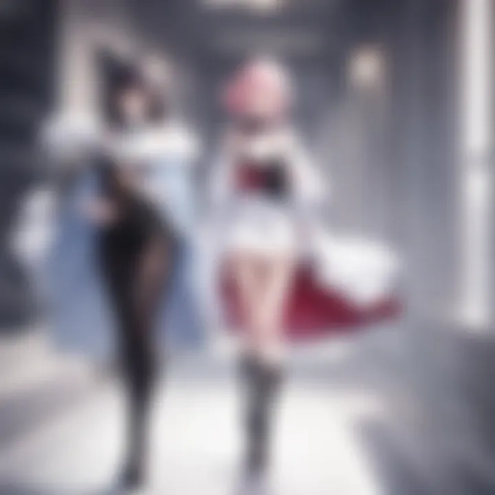 A visually striking representation of key series and authors in the secret romance manga genre.