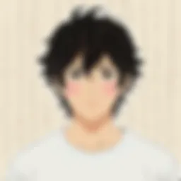 The main characters of Ao Haru Ride in a nostalgic setting