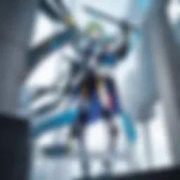 The intricate design of Aquarion's mechas showcasing technological innovation.