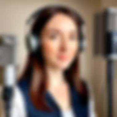 Preparing for Voice Acting Auditions Audition preparation scene