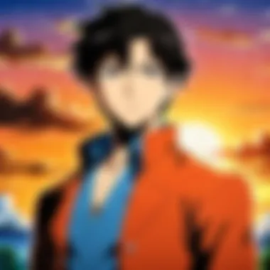Character Dynamics in Beloved Anime A vibrant scene from a popular anime series showcasing character dynamics