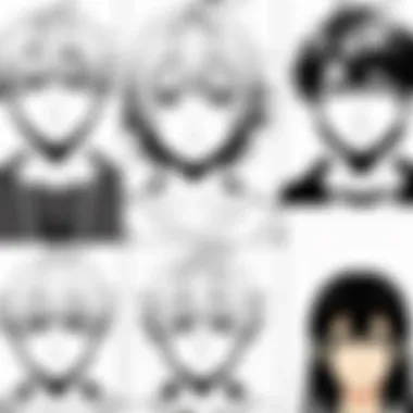 A side-by-side comparison of two popular colored manga apps