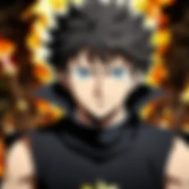 Core Themes in Black Clover Thematic elements depicted through significant scenes from Black Clover highlighting its core messages.