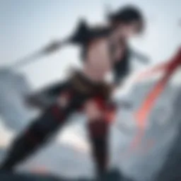 A visual representation of the main character's internal struggle.