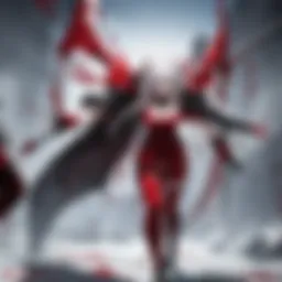 A pivotal moment in Blood+ showcasing intense action