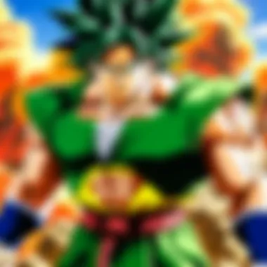 An artistic portrayal of Broly's emotional backstory