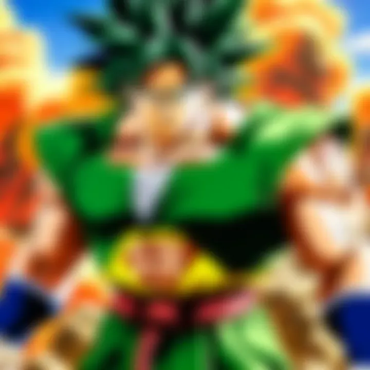 An artistic portrayal of Broly's emotional backstory
