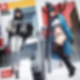 Captivating character evolution in comics and anime