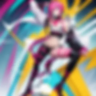 Colorful Nanbaka character artwork