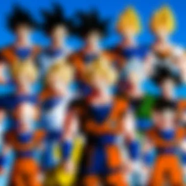 Diversity of Dragon Ball Z Characters The diverse cast of characters in Dragon Ball Z portraying their unique abilities
