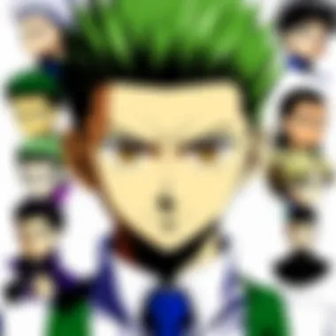 Key Characters of Hunter x Hunter Key characters of Hunter x Hunter in action poses
