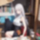 A diverse collection of manga volumes on a shelf