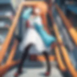 A vibrant collage of various anime genres