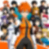 A visual representation of the Crunchyroll and Funimation logos in a collaborative setting