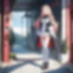 A captivating scene from Darling in the Franxx showcasing the mecha design