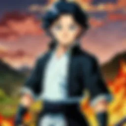 Character evolution in Demon Slayer