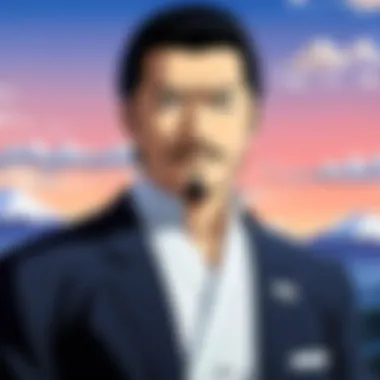 Dr. Fuji in Contemporary Storytelling Conceptual illustration of Dr. Fuji within contemporary storytelling