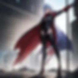 Mystical transformation of a warrior