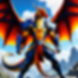A dynamic battle scene showcasing the intensity of Dragon BZ's core conflicts