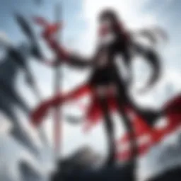 A dynamic scene showcasing the vibrant battle sequences from Drifters