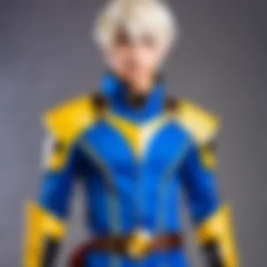Effective Cosplay Design A simple yet effective cosplay design showcased on a mannequin