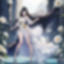 Elegant female character in 'Dengeki Daisy'