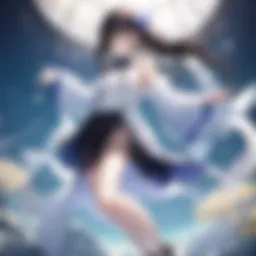Abstract depiction of protagonist in Fruits Basket manga