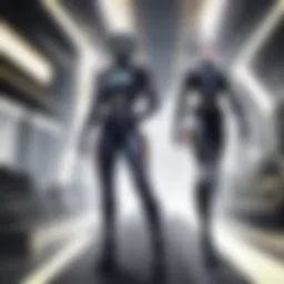 Enigmatic Cyborg Figure in Biomega Universe