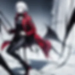 Enigmatic Vampire Character in Devils Line 2 Manga