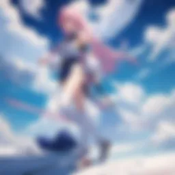 Custom anime banner with ethereal elements