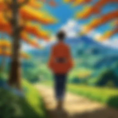 Classic Anime Art Styles A vibrant representation of classic anime art styles showcasing various character designs.