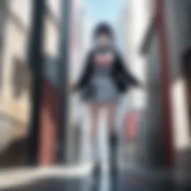 Iconic Anime Film Scene An iconic scene from a critically acclaimed anime film that encapsulates its emotional depth.