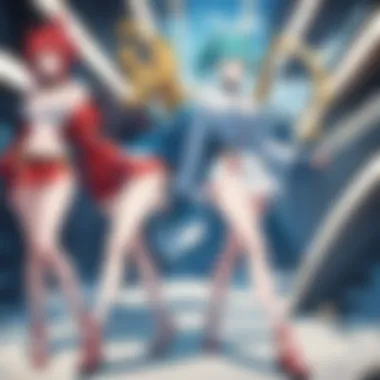 Unique Animation Style An artistic representation of the show's unique animation style and visual flair.