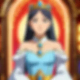 A captivating scene showcasing the protagonist of Psychic Princess