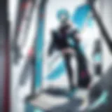 Vibrant Vocaloid poster featuring a dynamic character design