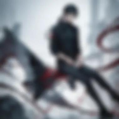The Complexity of Immortality in Ajin A striking illustration of the central character in Ajin, showcasing the duality of immortality and vulnerability.
