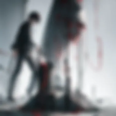 Confronting Ethical Dilemmas in Ajin A dynamic scene depicting a pivotal moment of conflict, highlighting the ethical dilemmas faced by characters.