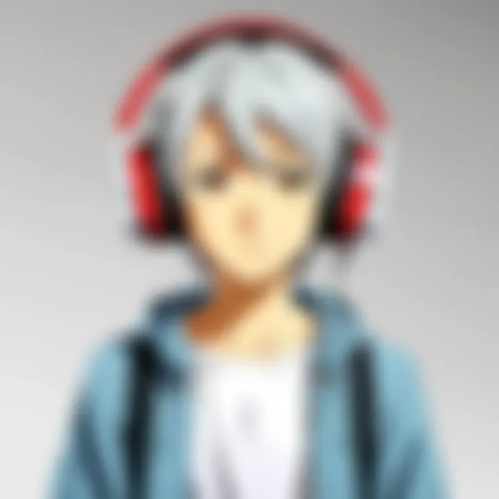 Close-up of headphone technical specifications displayed on a sleek background.