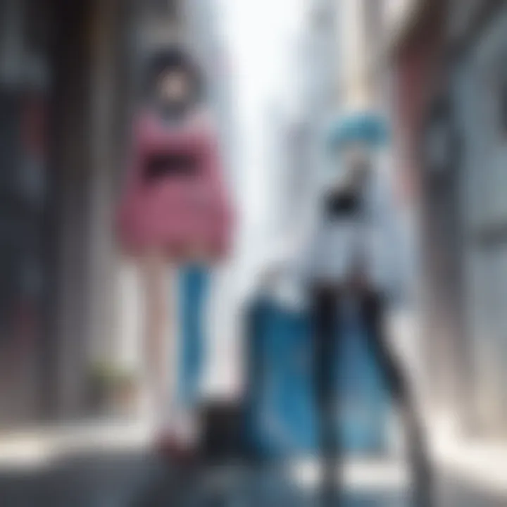 A visual representation of thematic elements shared by various anime lookalikes.
