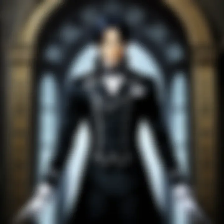 An artistic interpretation of the antagonist, showcasing their role and significance within the narrative.