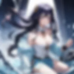 Abstract concept of an anime character immersed in a world of completed dubbed series