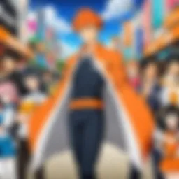 Vibrant anime characters showcasing diverse genres in streaming