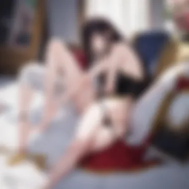 An illustration representing the cultural dialogue surrounding identity and expression in anime.