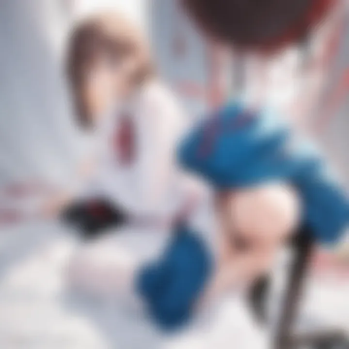 A dynamic composition showcasing the impact of visual storytelling in character development.